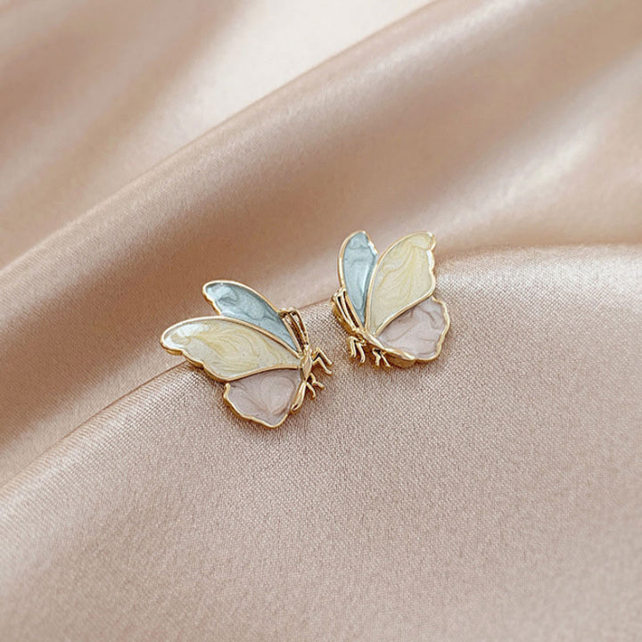 S925 Silver Butterfly Stud Earrings