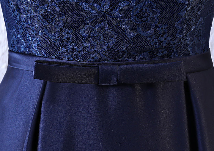 Blue Red A-Line Qipao / Cheongsam Evening Dress