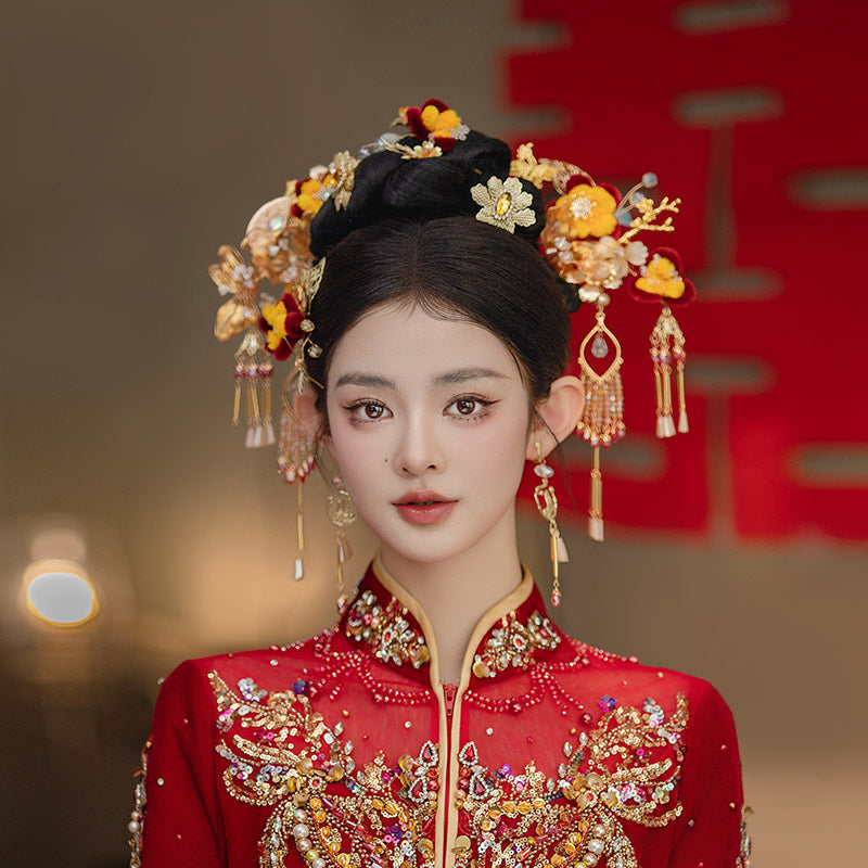 The Symbolism and Splendor of the Oriental Chinese Bridal Hair Clip