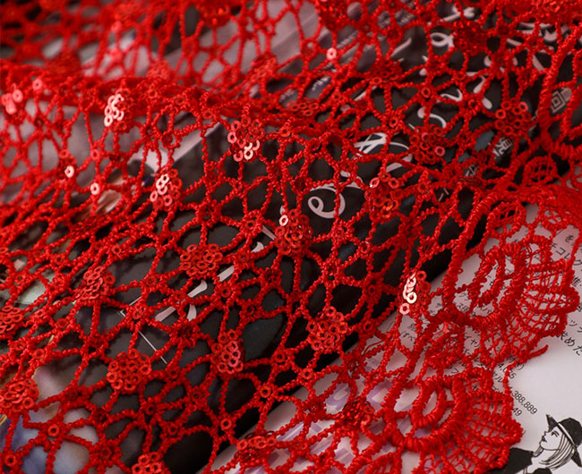 Sequined Lace Wrap Shawl for Qipao Evening Dresses