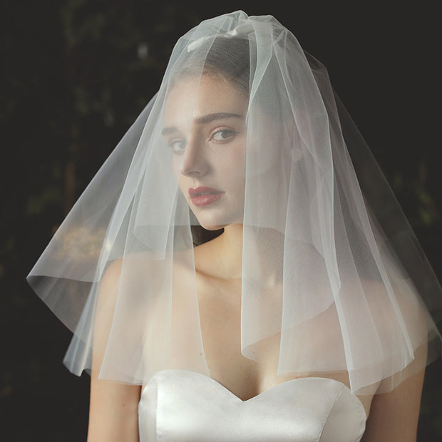 3 Tiers Tulle Wedding Bridal Veil With Comb