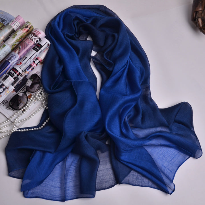 Gradient Mulberry Silk Women Scarfs Shawls