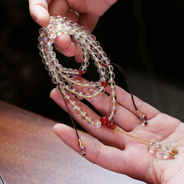 White Crystal Beads Woman Bracelets