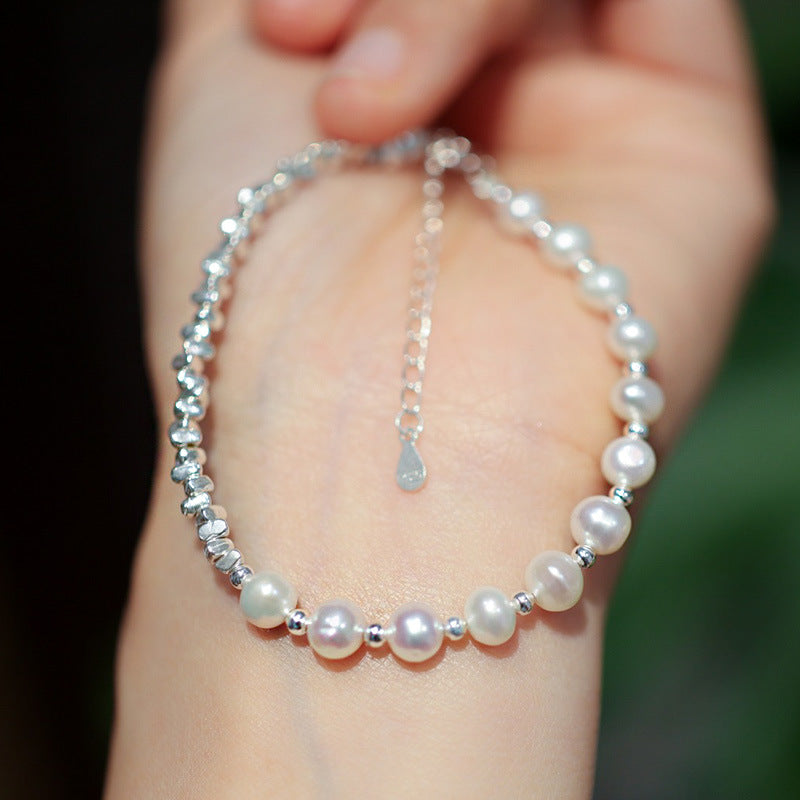 Pearls S925 Silver Woman Beads Bracelets