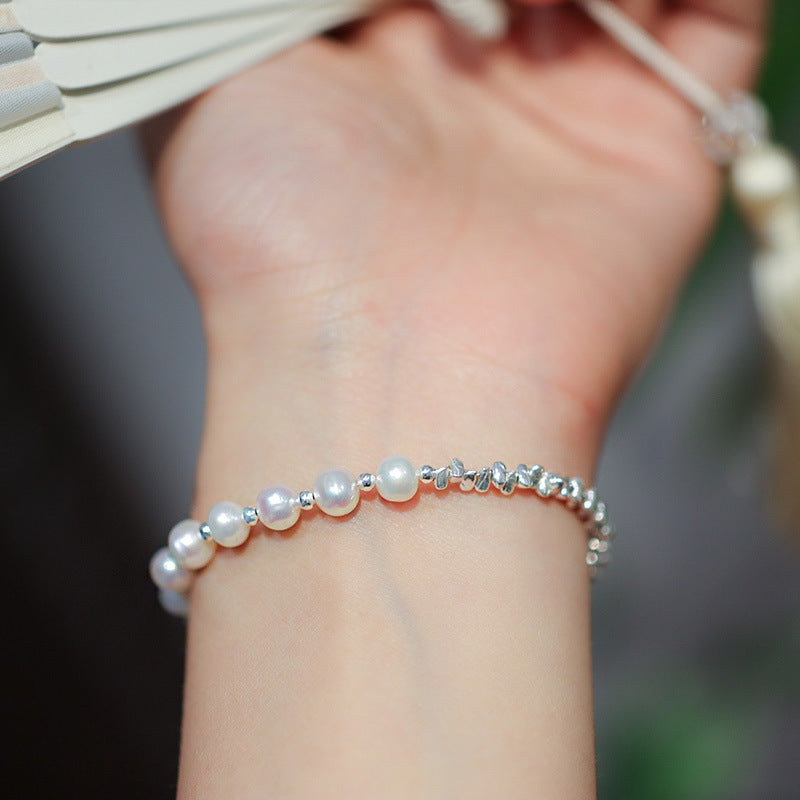 Pearls S925 Silver Woman Beads Bracelets