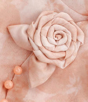 Pink Floral Sleeveless Cheongsam Qipao Dress