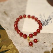 Handmade Red Agate Beads Woman Bracelets