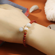 Natural Agate Jade Rose Pendant Woman Bracelets
