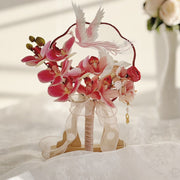 Artificial Flowers Bridal Wedding Handheld Fans