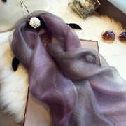 Lightweight Mulberry Silk Women Scarf Shawl Wrap