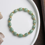Jade Rice Beads Woman Bracelets