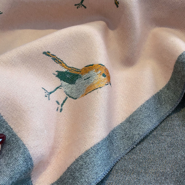 Cashmere Animal Print Women Winter Scarf Shawl