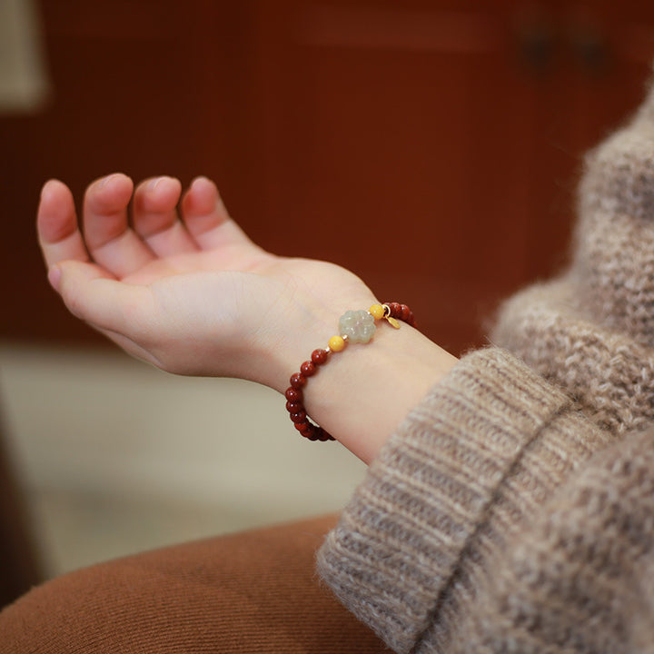 Jade Clover Agate Beads Woman Bracelets