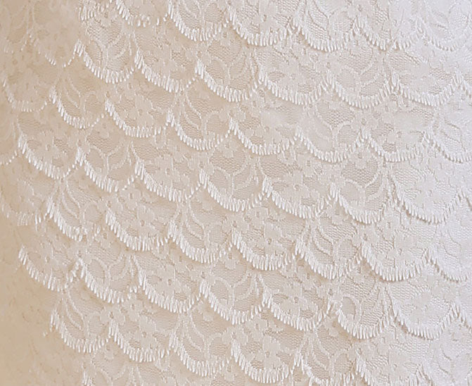 White Lace Midi Bride Qipao Cheongsam Dress