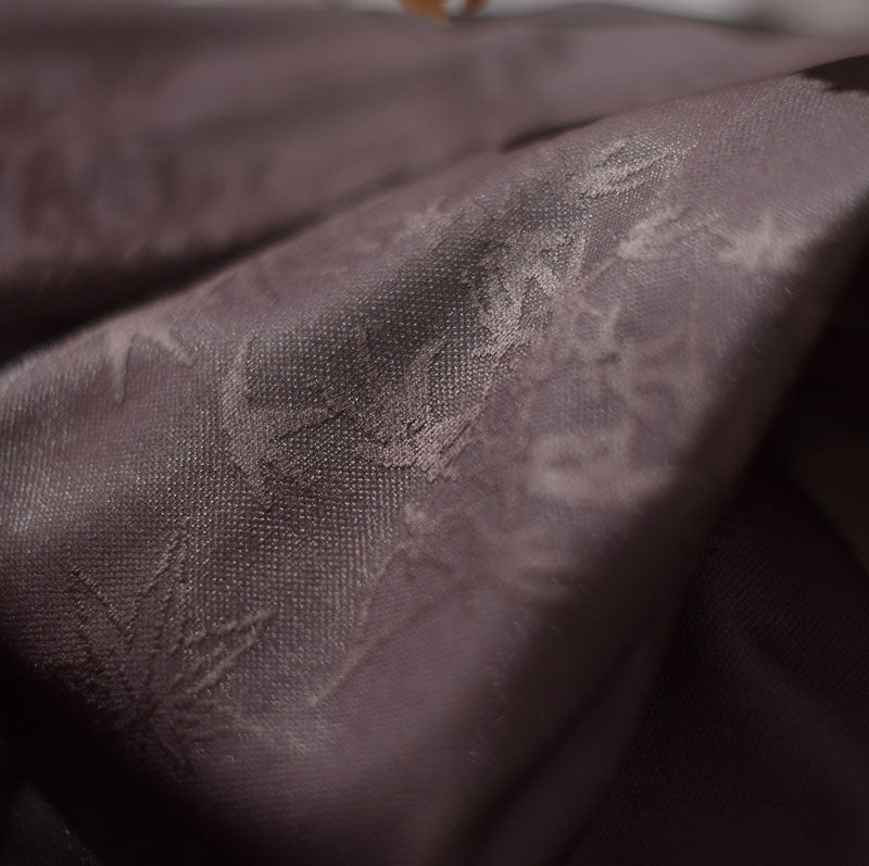 Gradient Purple Jacquard Floral Cheongsam Qipao Dress