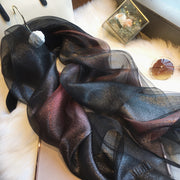 Lightweight Mulberry Silk Women Scarf Shawl Wrap