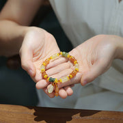 Jade Bamboo Pumpkin Pendant Woman Bracelets