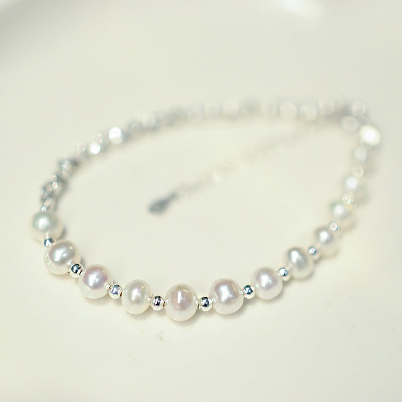 Pearls S925 Silver Woman Beads Bracelets