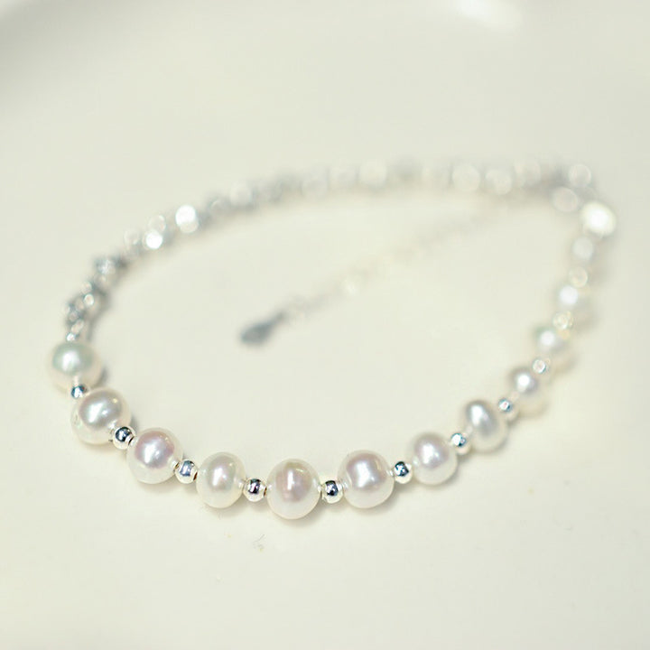 Pearls S925 Silver Woman Beads Bracelets