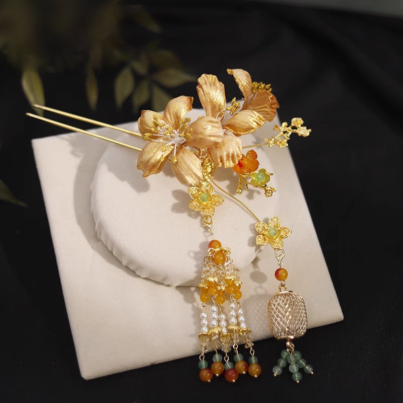 Alloy Flower Wedding Bridal Hair Clips Pins & Earrings