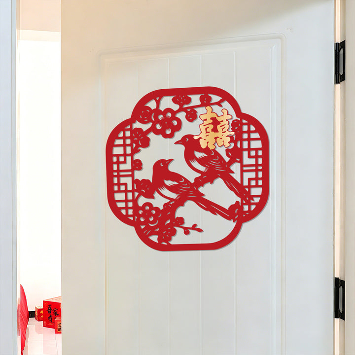 Traditional Wedding Chinese Double Happiness Window Door Sticker Buy 2 Pcs, Get 30% Off
