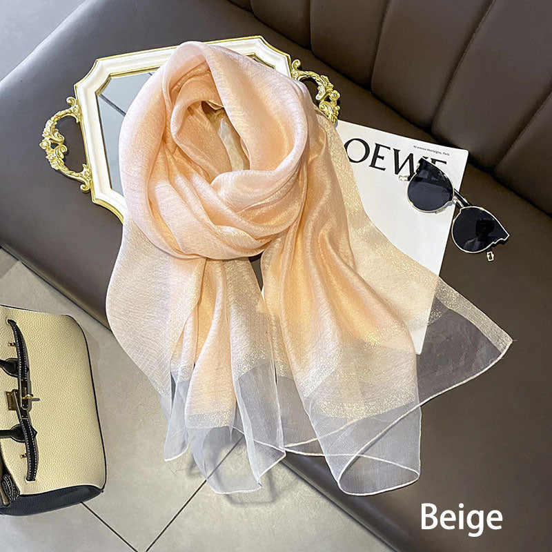 Lightweight Mulberry Silk Women Scarfs Shawls