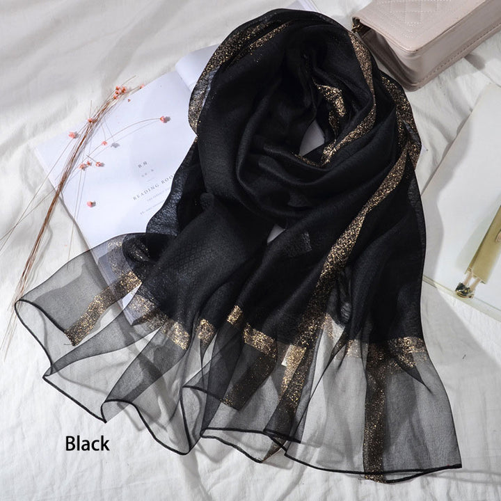 Lightweight Mulberry Silk Women Scarfs Shawls