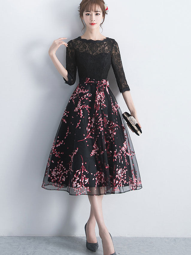 2023 Summer Floral Fit & Flare Midi Dress