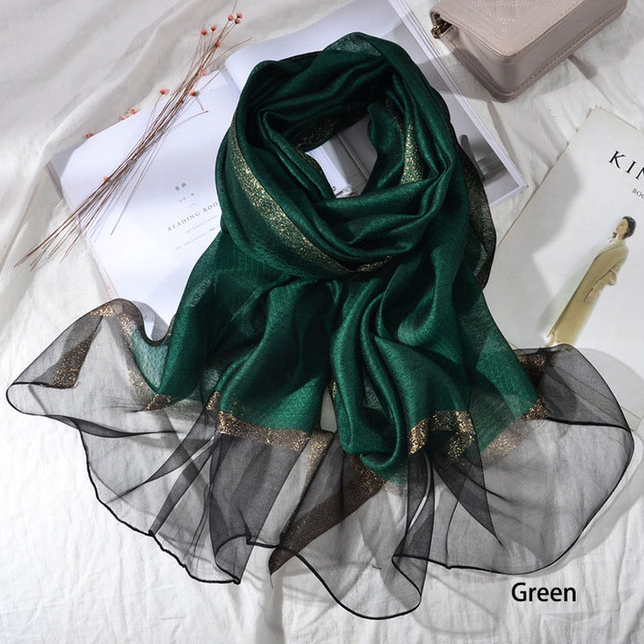 Lightweight Mulberry Silk Women Scarfs Shawls