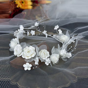 Flower Crown Wedding Hair Wreath Headpiece