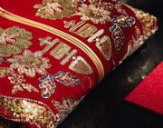Sequins Dragon Man Groom Wedding Qun Gua Jacket & Skirt