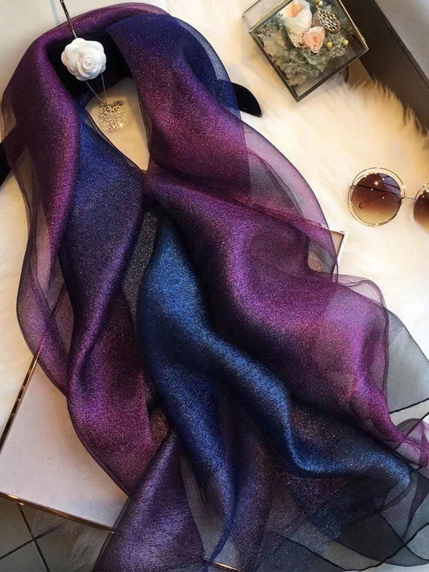 Lightweight Mulberry Silk Women Scarf Shawl Wrap