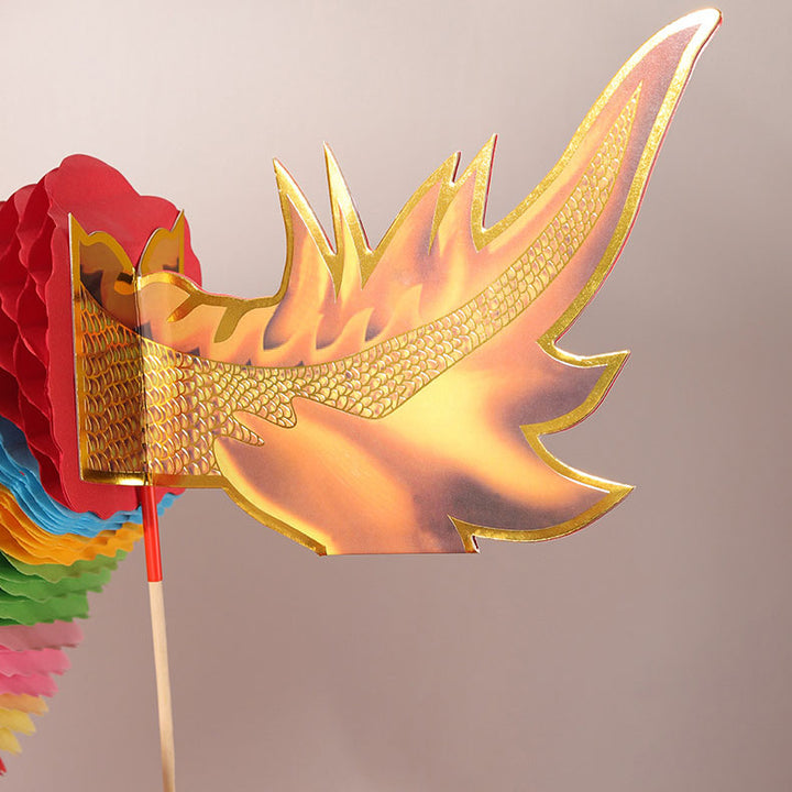 Wedding Bridal Handheld Paper Dragon Decoration Photo Prop