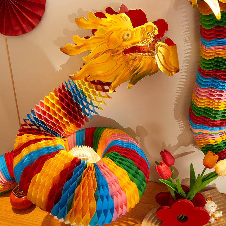 Wedding Bridal Handheld Paper Dragon Decoration Photo Prop