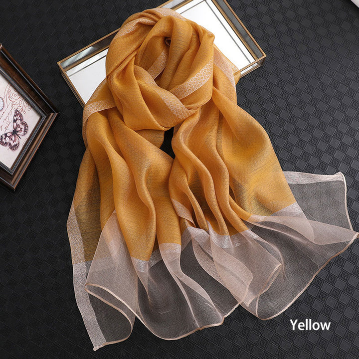 Lightweight Mulberry Silk Women Scarfs Shawls