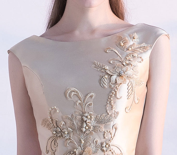 Appliques Fit & Flare Cocktail Dress