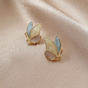 S925 Silver Butterfly Stud Earrings