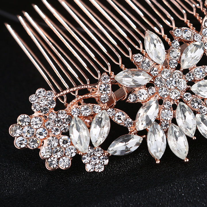 Rhinestone Crystal Bridal Wedding Side Hair Comb