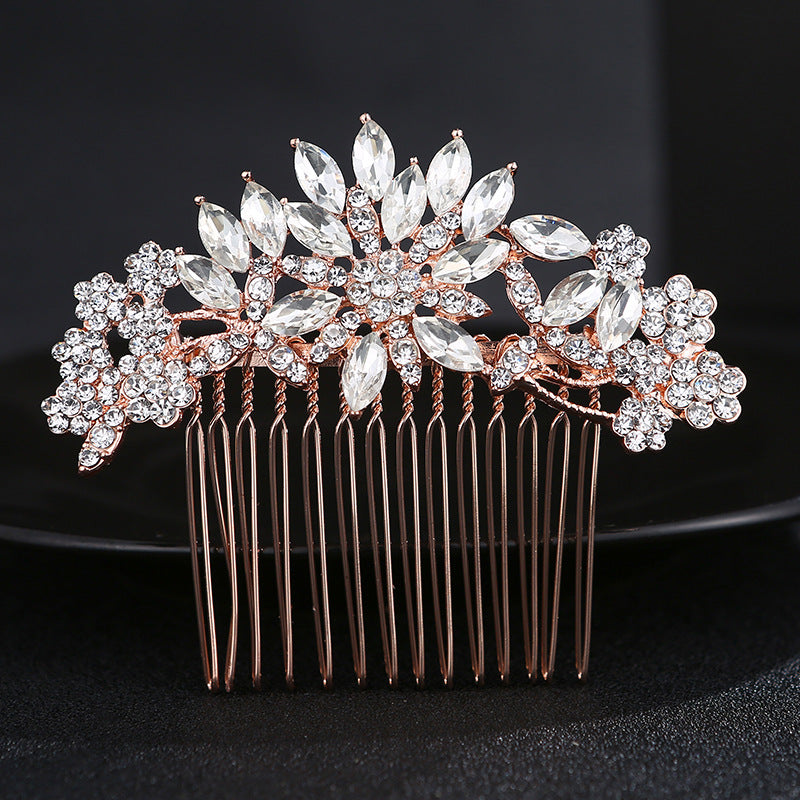 Rhinestone Crystal Bridal Wedding Side Hair Comb