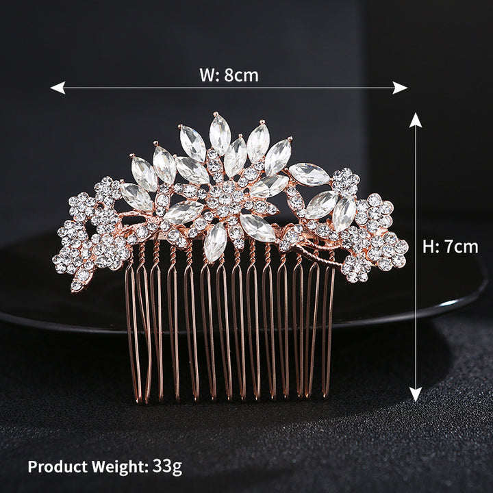 Rhinestone Crystal Bridal Wedding Side Hair Comb