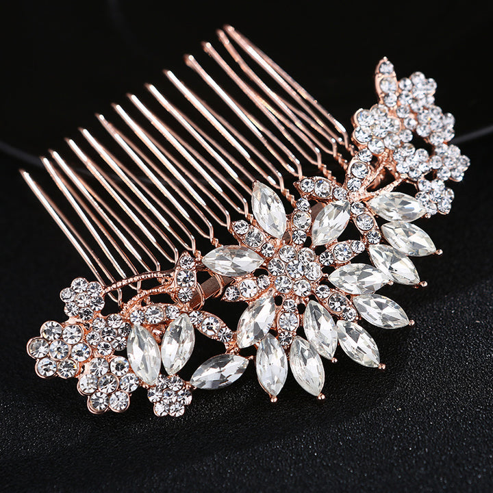 Rhinestone Crystal Bridal Wedding Side Hair Comb