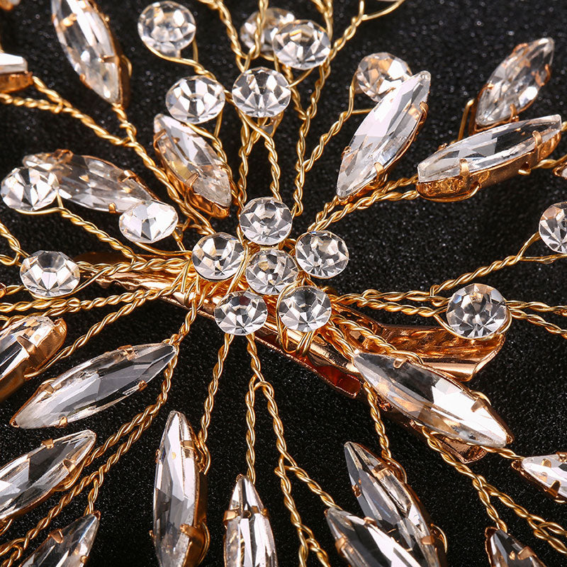 Rhinestone Crystal Bride Wedding Hair Clips