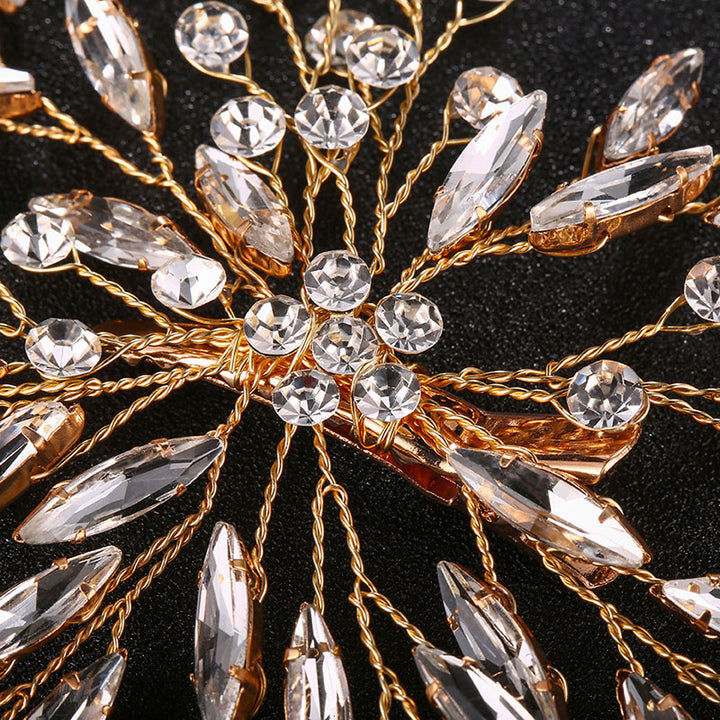 Rhinestone Crystal Bride Wedding Hair Clips