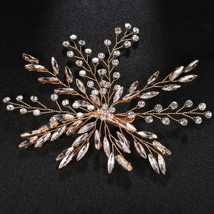 Rhinestone Crystal Bride Wedding Hair Clips