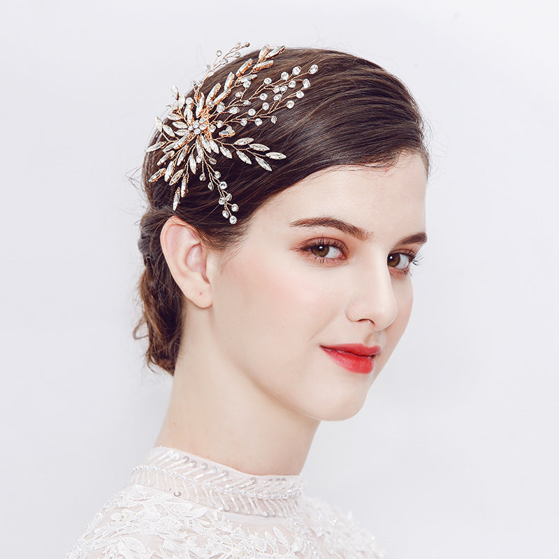 Rhinestone Crystal Bride Wedding Hair Clips