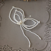 2 Pieces Pearl Butterfly Clips Hair Pins