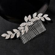 Gold Silver Rhinestone Wedding Hair Combs Clips