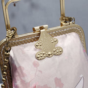 Pink Rabbit Shoulder Cross Top Handle Handbag