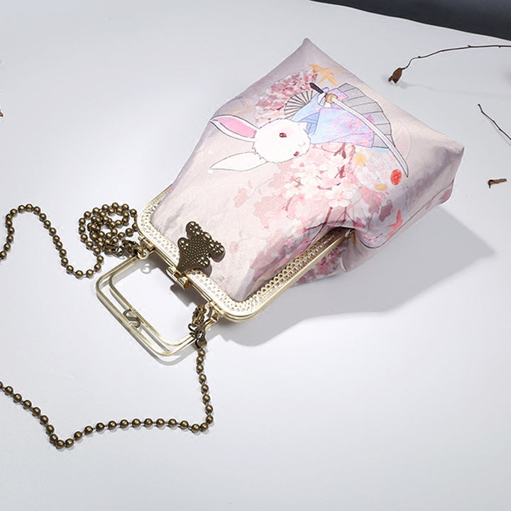 Pink Rabbit Shoulder Cross Top Handle Handbag