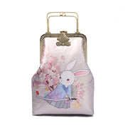 Pink Rabbit Shoulder Cross Top Handle Handbag